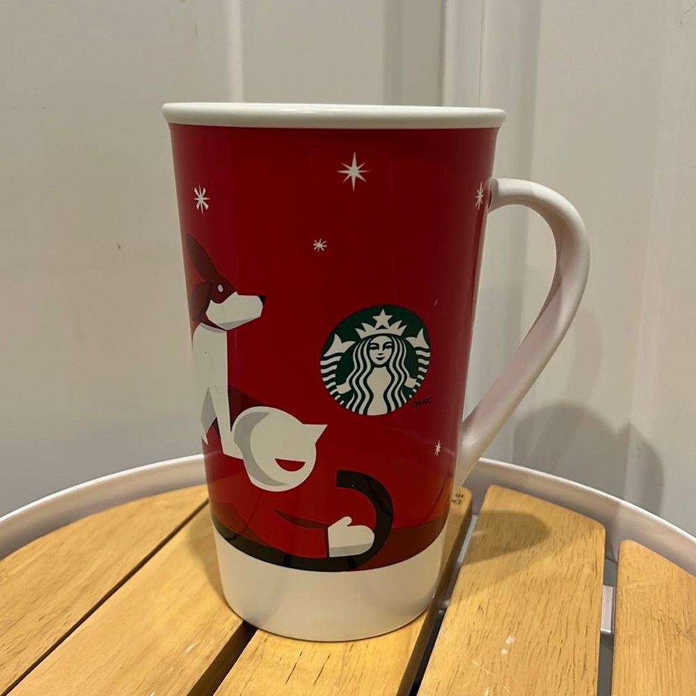 Starbucks Holiday Christmas Mug Vintage 2011 Red - Picture 1 of 5